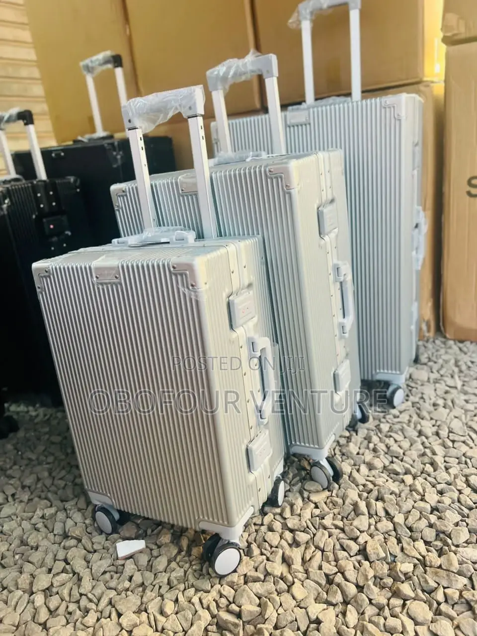 3in1 Zipless Anticrake Luxury Designer Luggage  024336