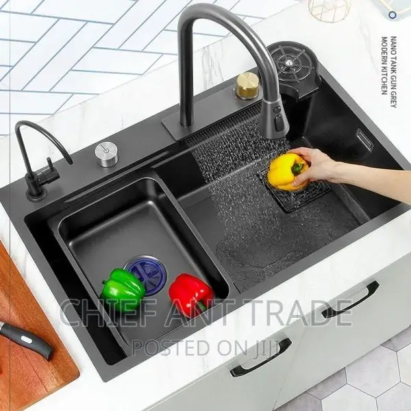Luxury Waterfall Kitchen Sink. 80*45cm
