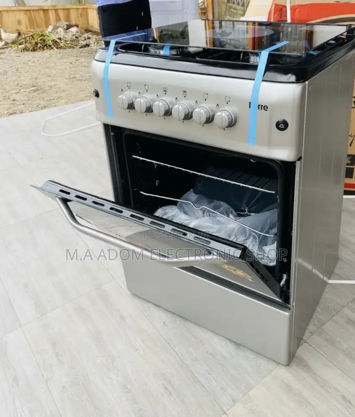 Fast Cooking Ferre 60x60 4 Gas Burner With Oven Grill 