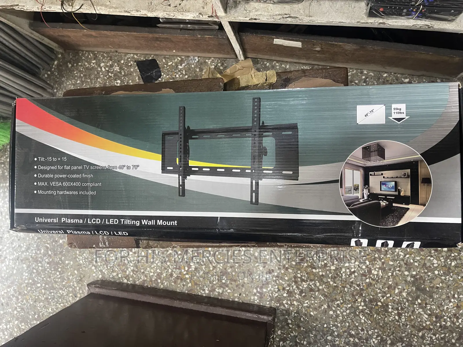Adjustable Wall Mount 40”-70”