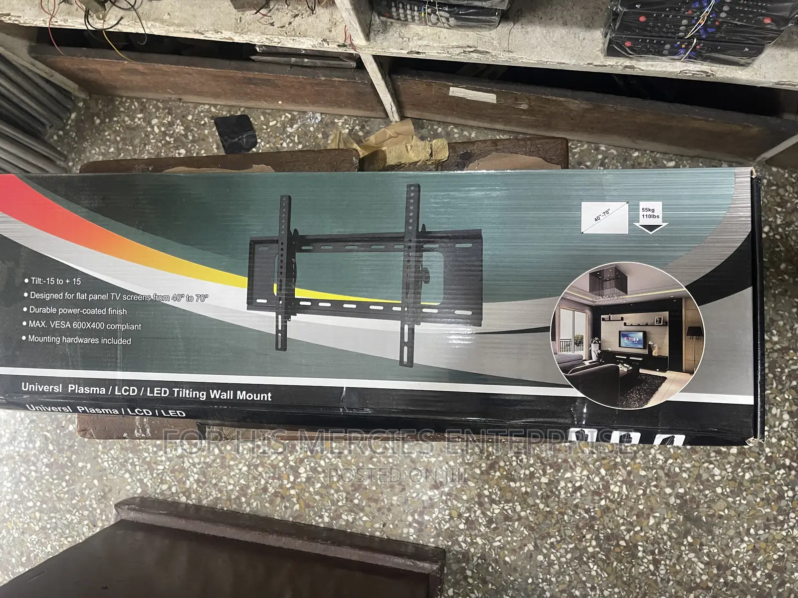 Adjustable Wall Mount 40”-70”