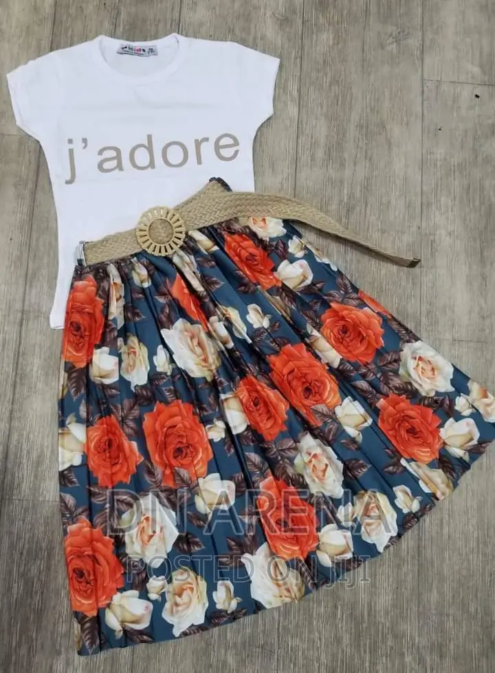 Girls 4pcs Outfit for 2yrs to 10yrs