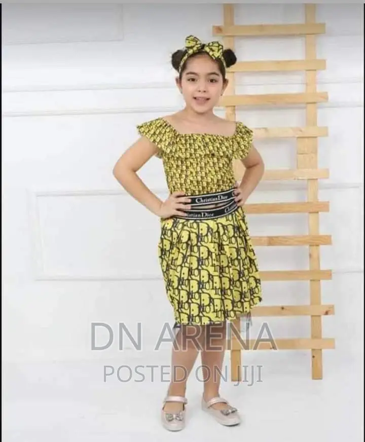 Girl Outfit Top And Down With Headband