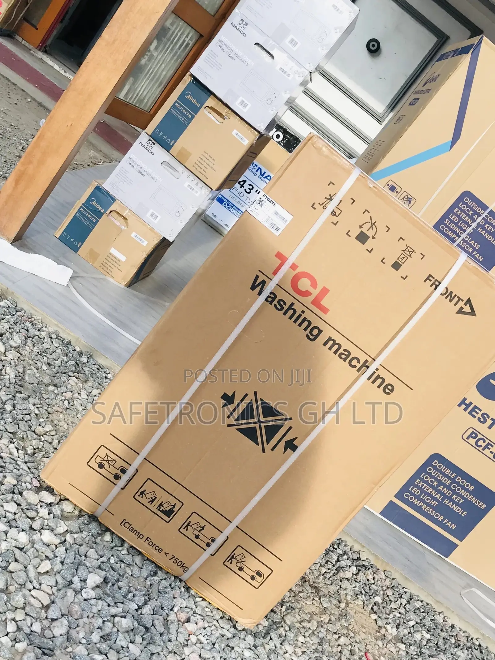 Semiautomatic Topload Washingmachine 8kg TCL Topload 