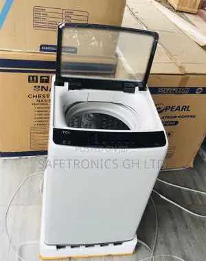 Topload Semiautomatic TCL 8kg Electric Washingmachine Gray