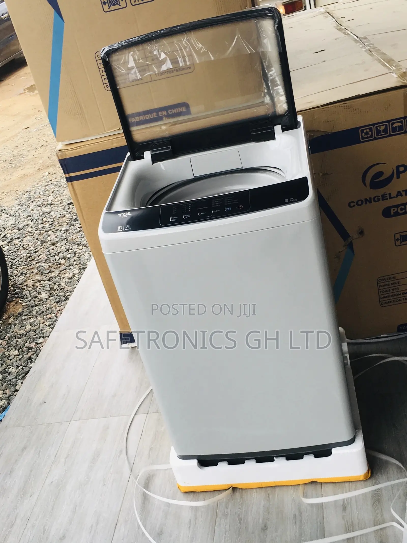  New Gray TCL 8kg Washingmachine Semiautomatic Topload