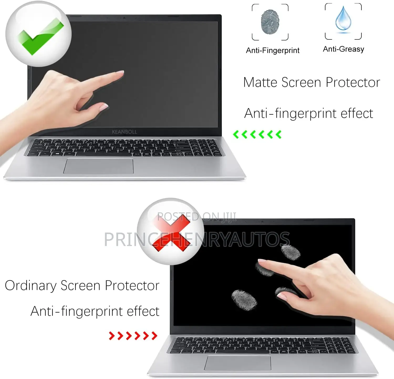 KEANBOLL 1 Pack Matte Anti-Glare Screen Protector for Macboo