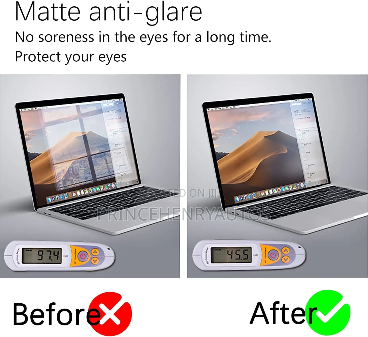 KEANBOLL 1 Pack Matte Anti-Glare Screen Protector for Macboo