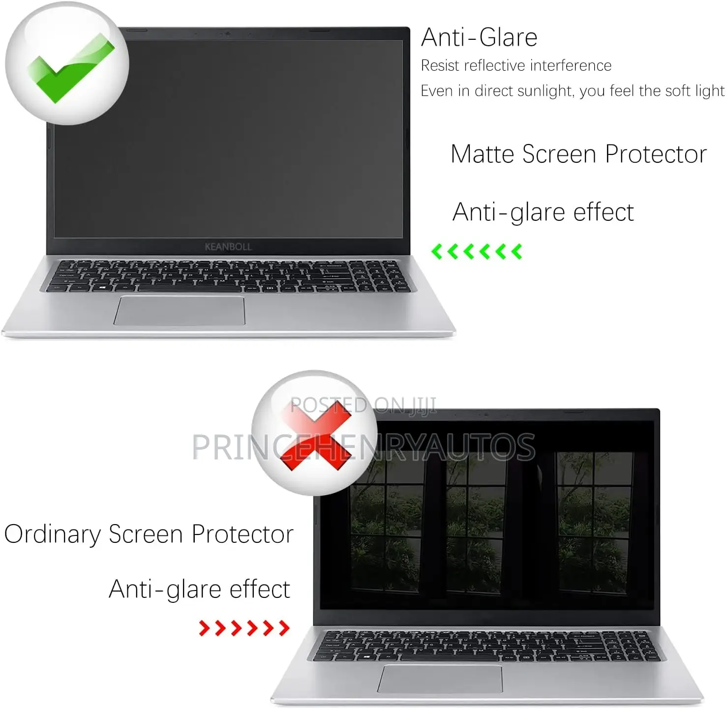 KEANBOLL 1 Pack Matte Anti-Glare Screen Protector for Macboo
