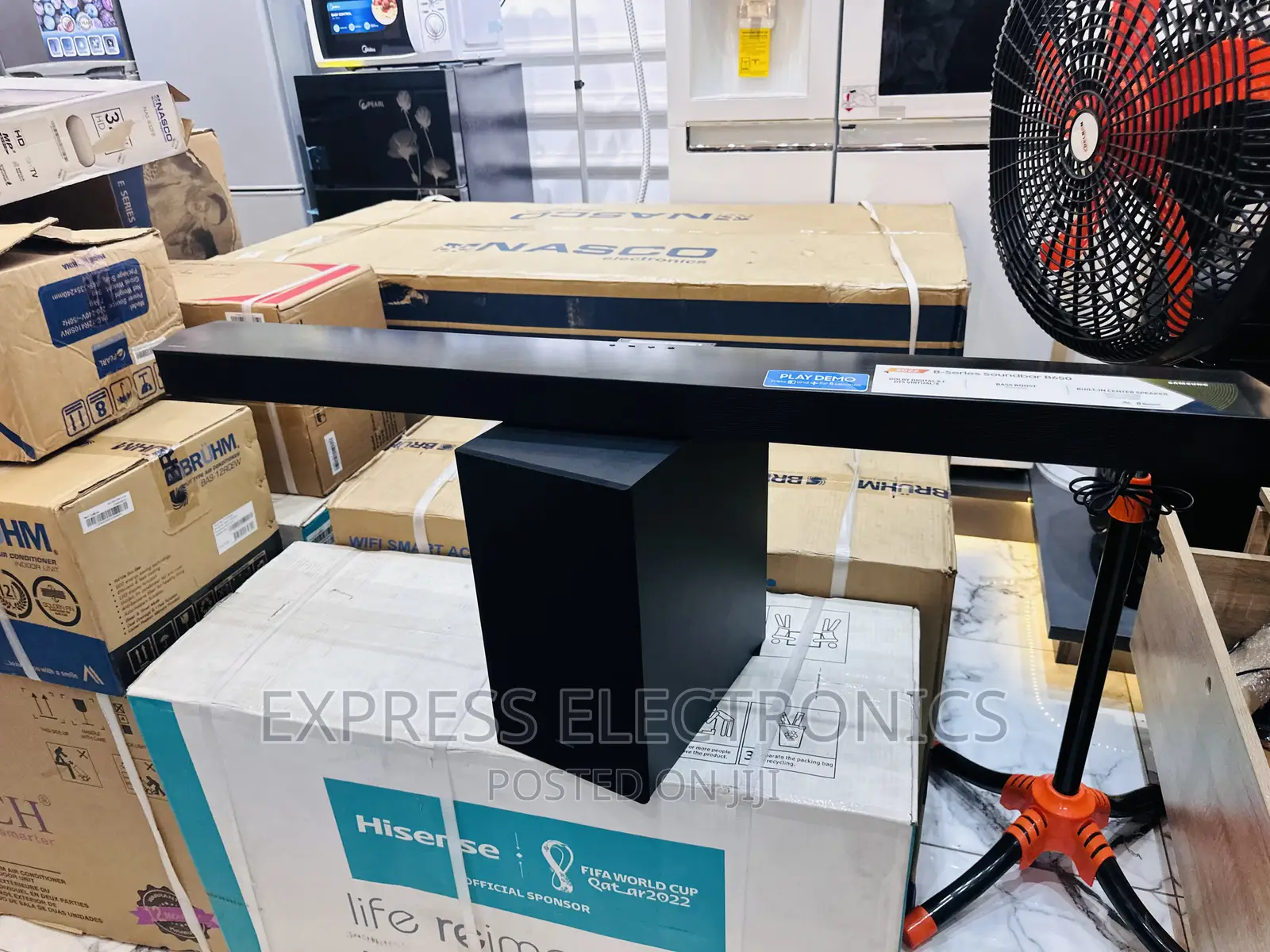 Samsung Soundbar With Woofer B650 Black 430W