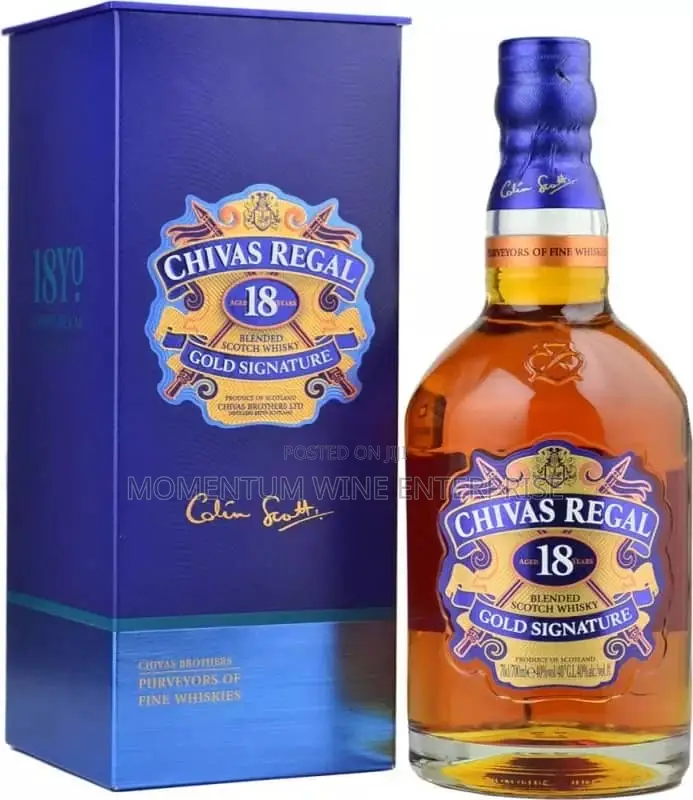 Chivas Regal 18-year-old Blended Scotch Whisky, 75cl. 40.0%