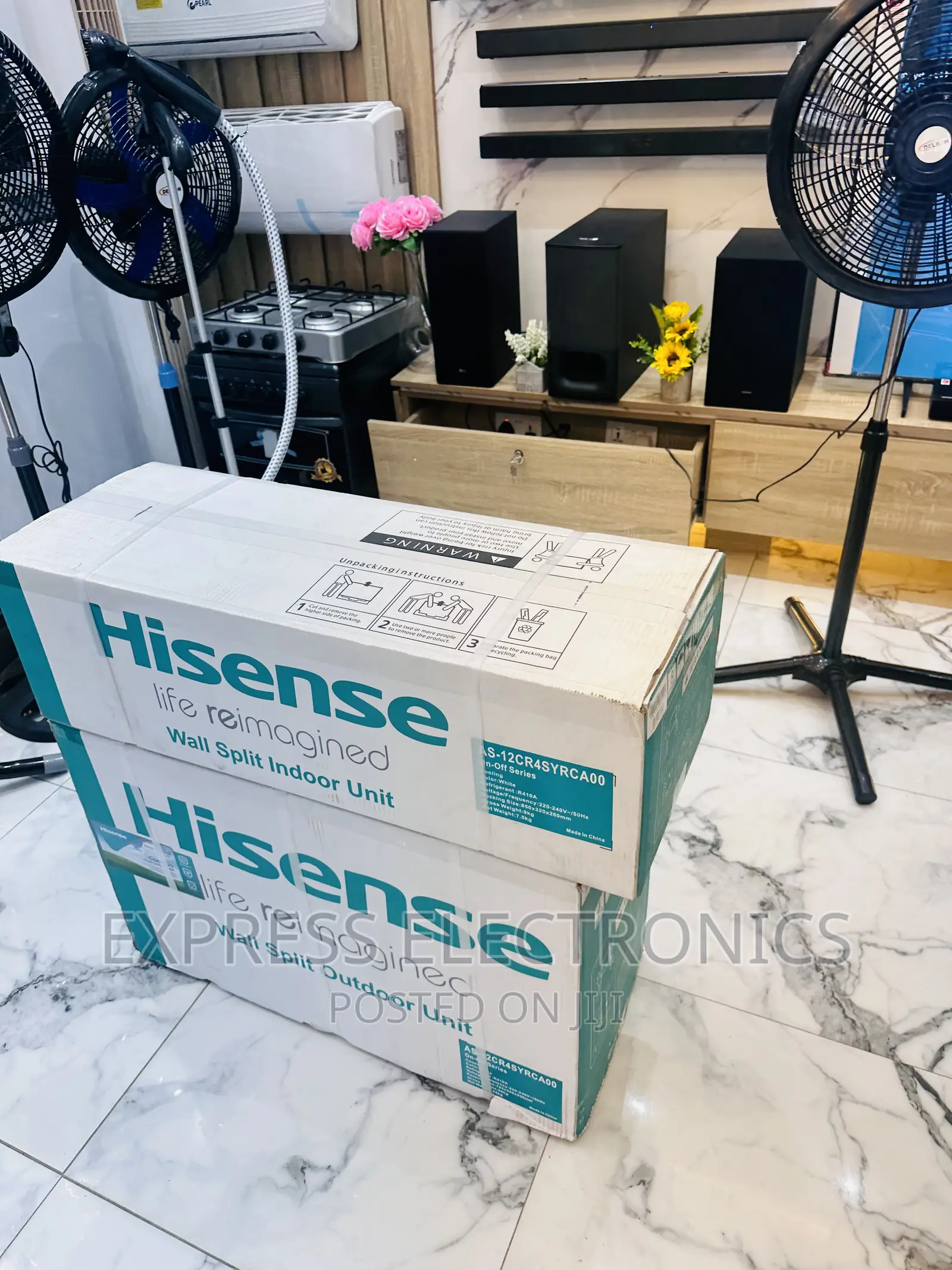 Auto Recovery  Split AC White Hisense 2.5hp