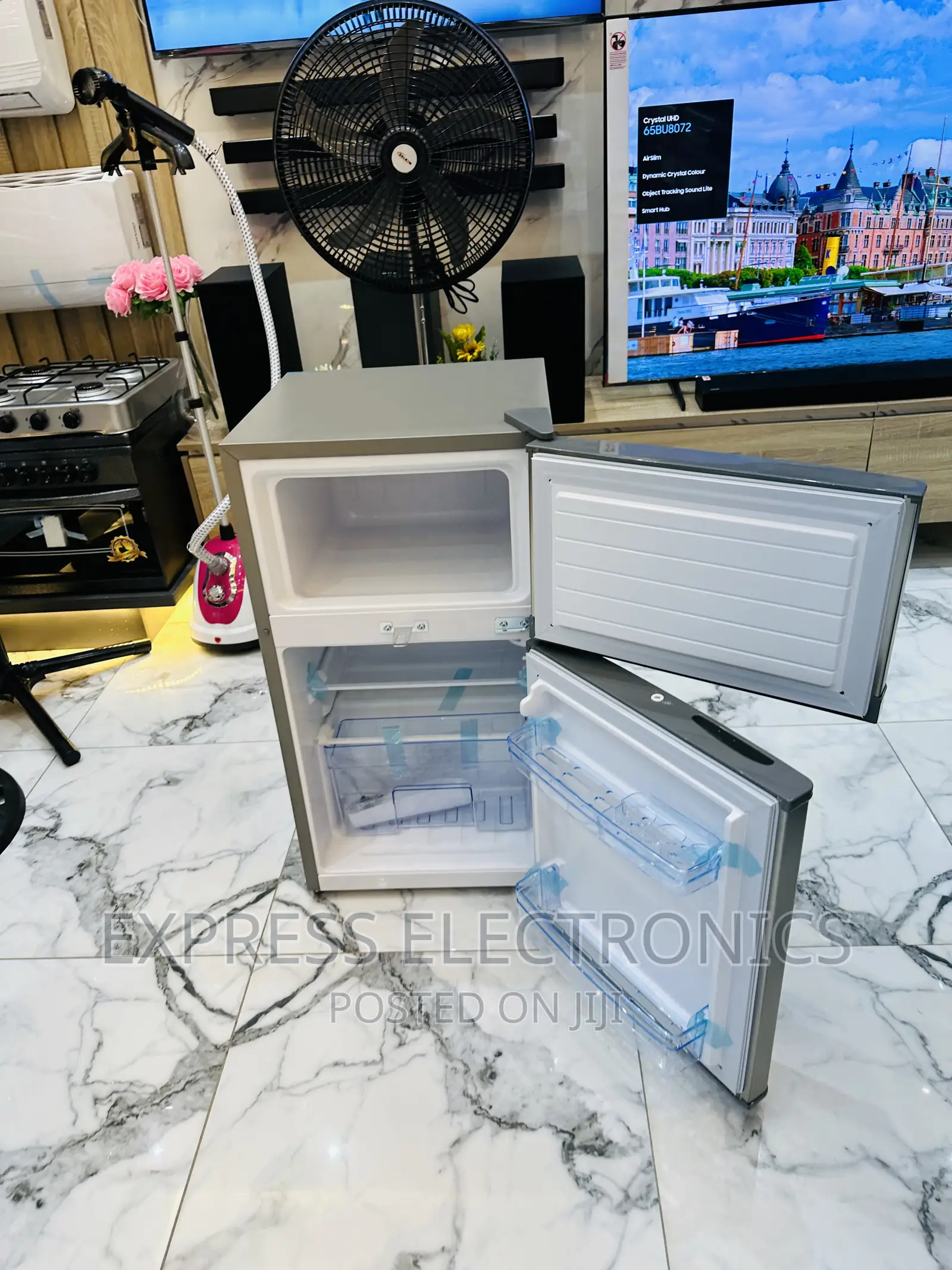 Better Price Table Top Double Door Fridge Pearl 10T