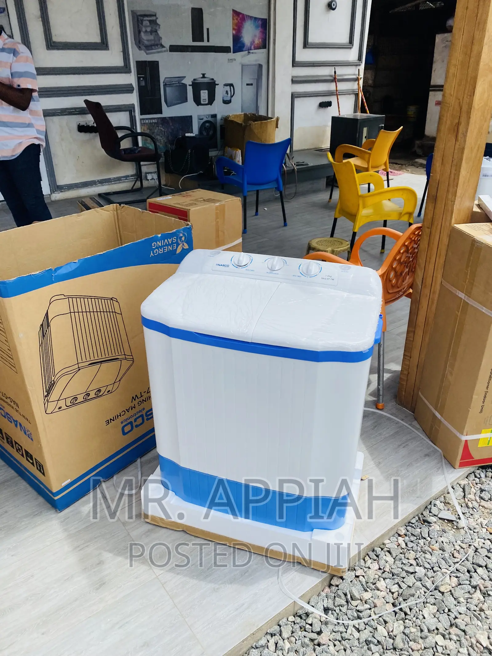 Highly Energy Saving Nascospin/Dry Electric Washing Machine