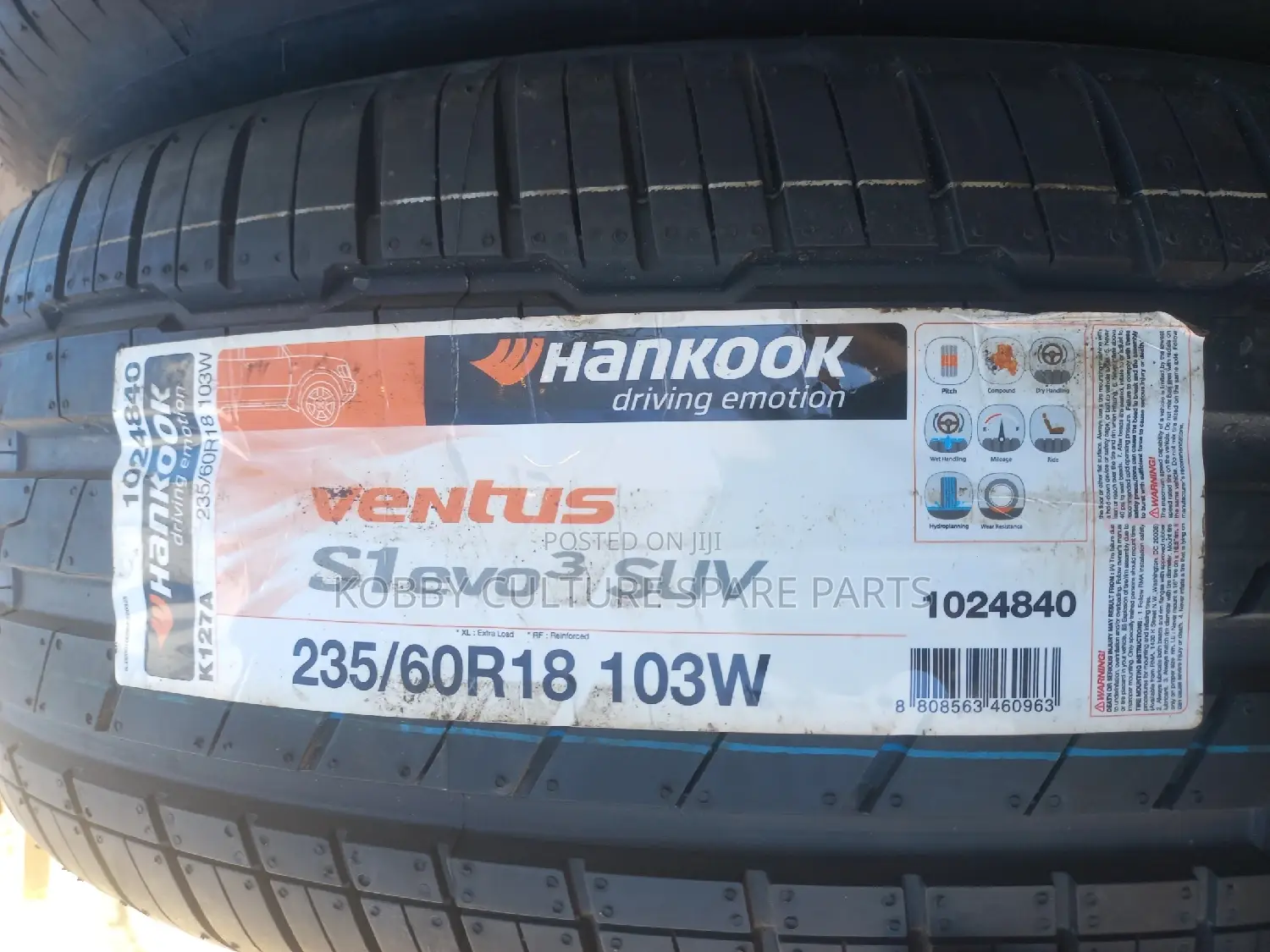 Original Hankook 235/60 R18 Tyres Available