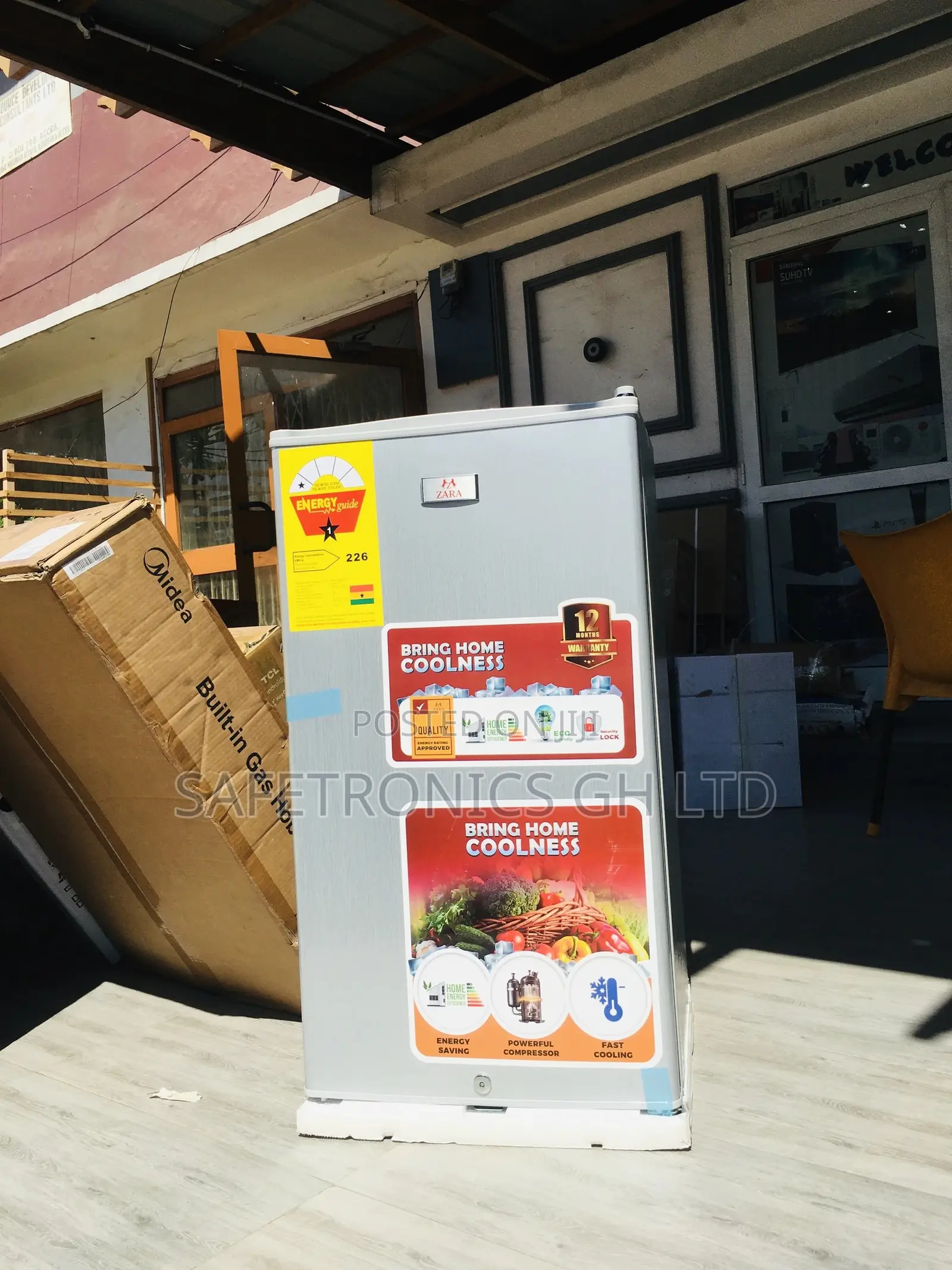 Lasting 82L Singledoor Topfreezer Tabletop Zara-11sd Fridge