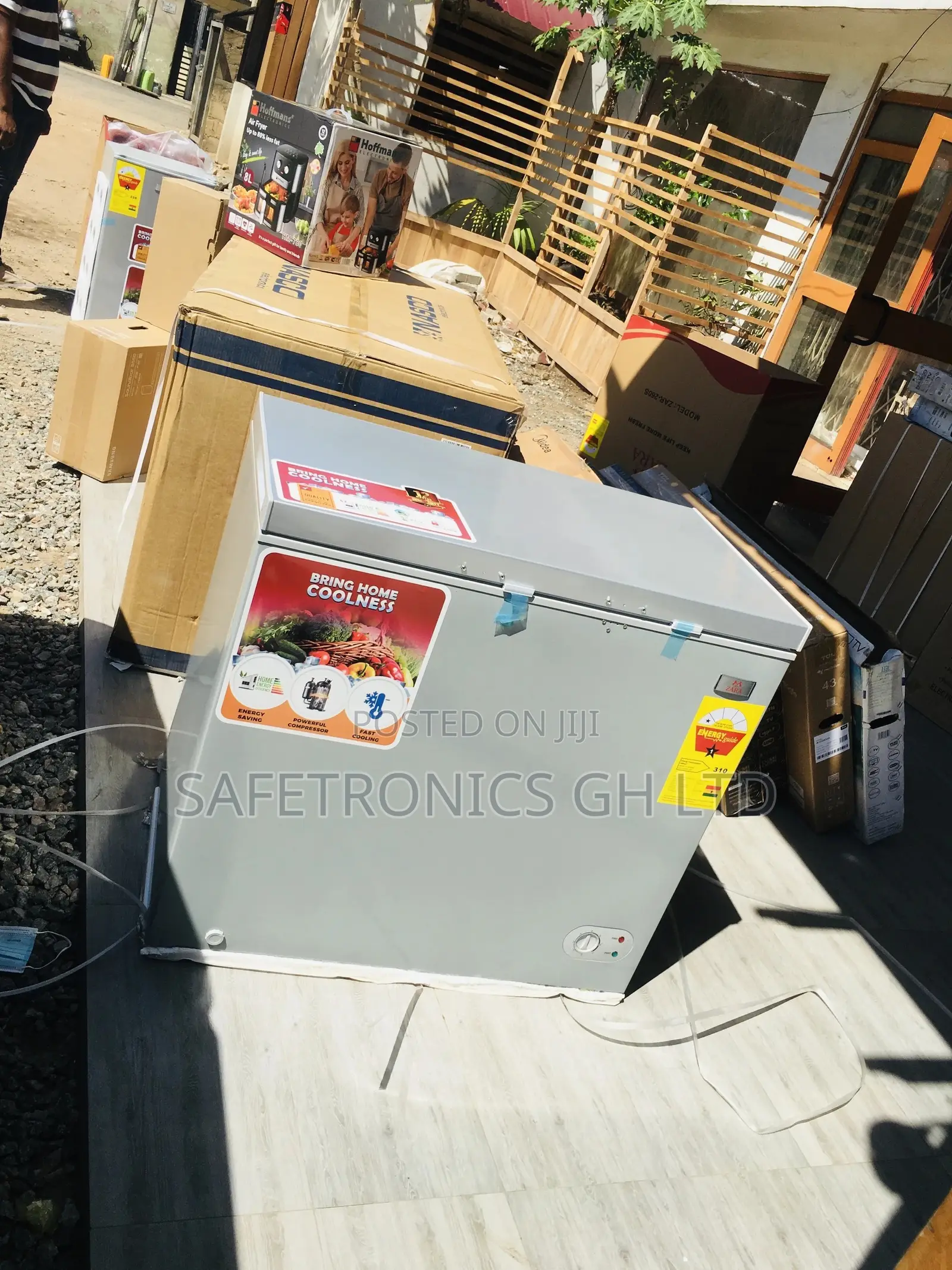 Chestfreezer Zara-260 200 Liter Singledoor Gray Electric