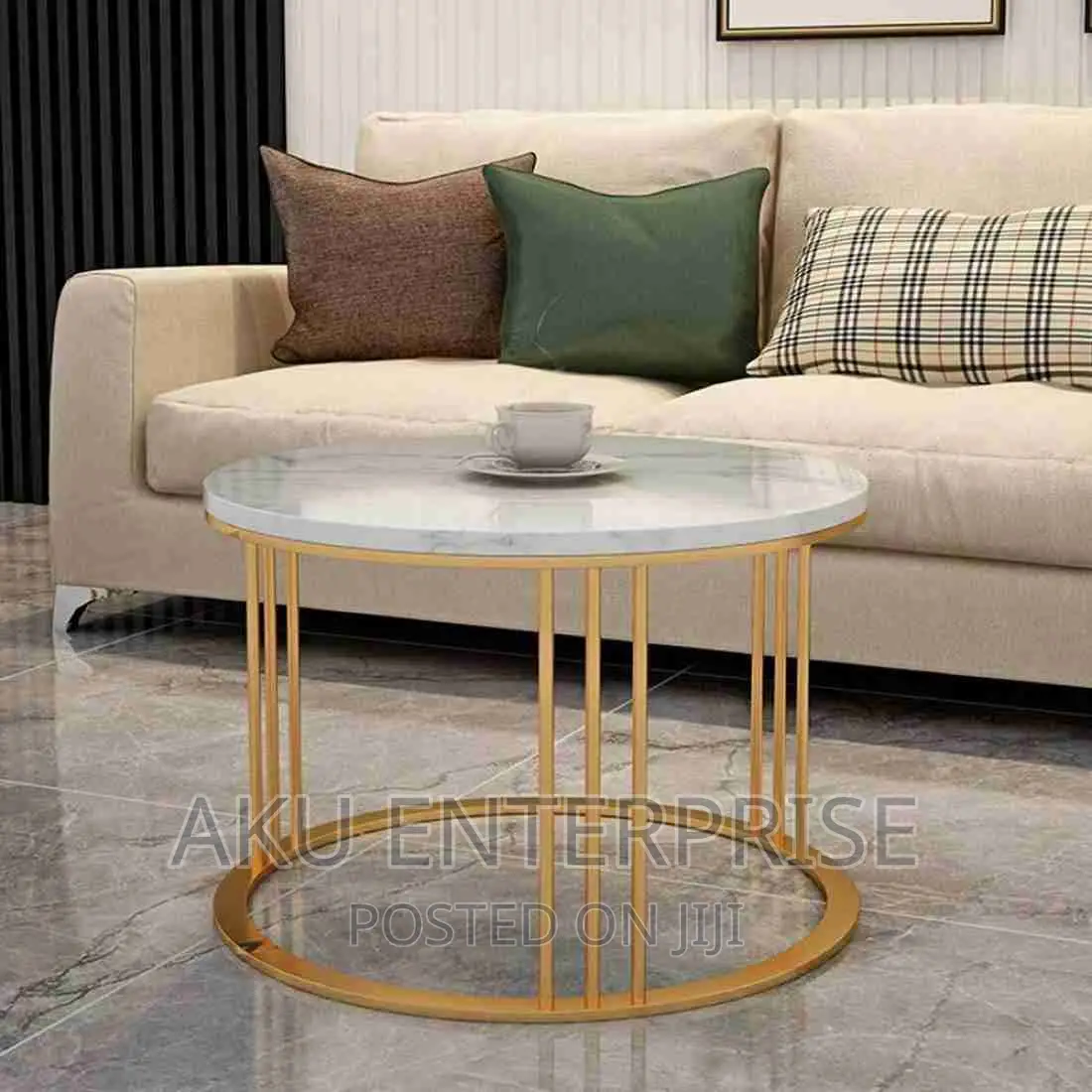 Marble Centre Table, Coffee Nesting Side Tables 2 in 1