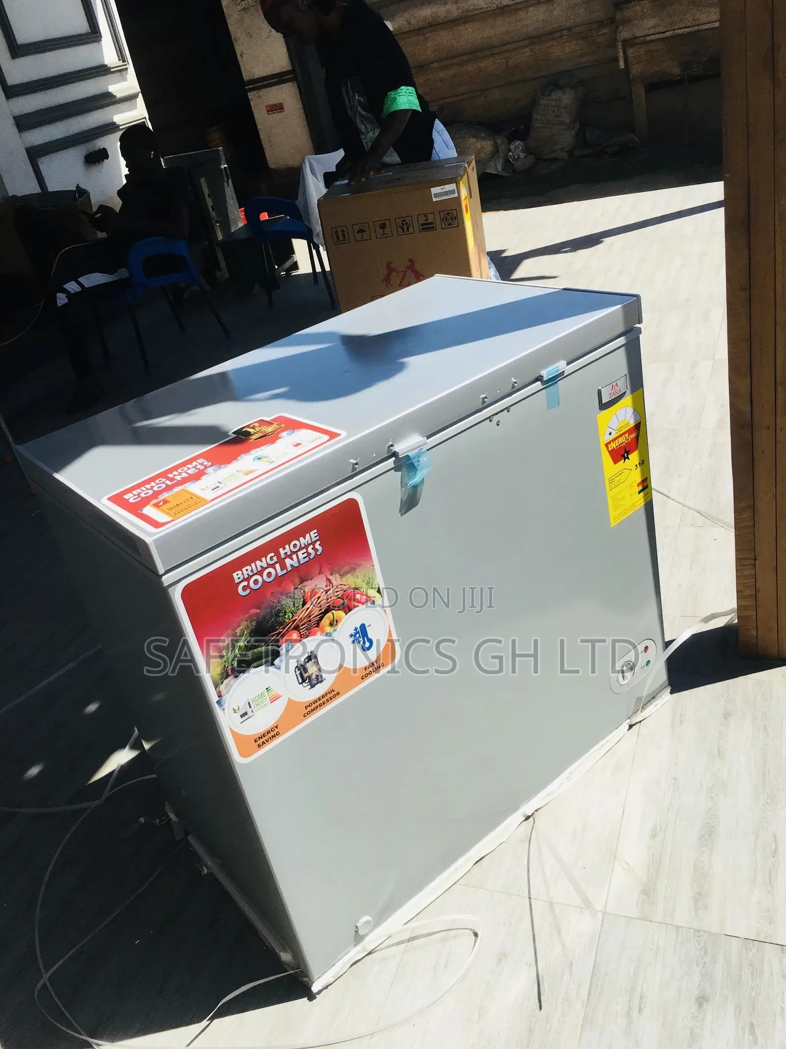 200 Liter Chestfreezer Singledoor Zara-260 Electric Gray