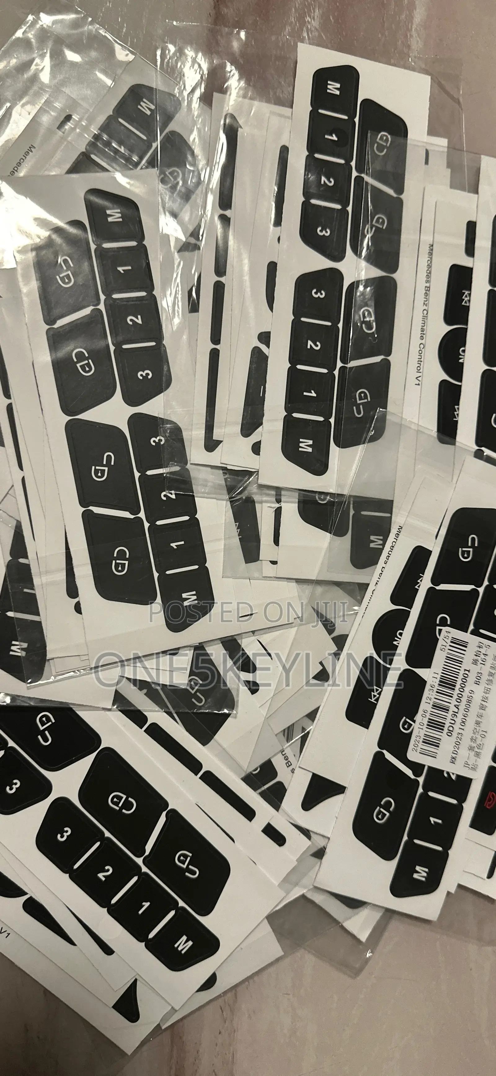Benz Control Stickers