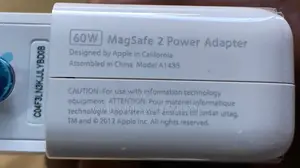 Original Apple Macbook 16.5 3.65A 60W T Magsafe 2 Charger