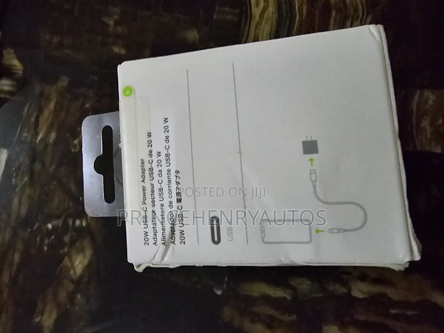 Apple 20w Usb-C Power Adapter ‎Mhja3am/A