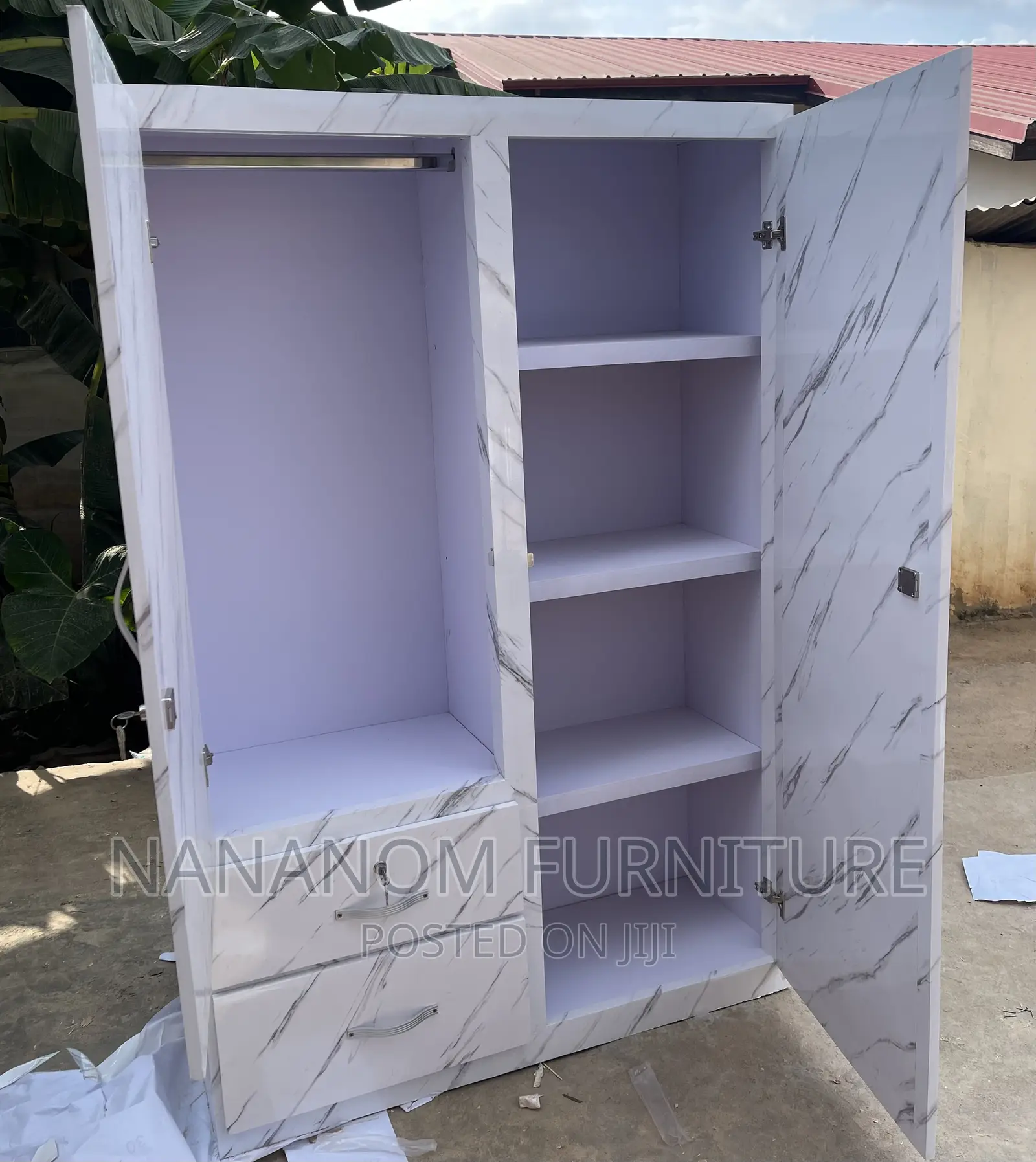 Double Door Wardrobe Available
