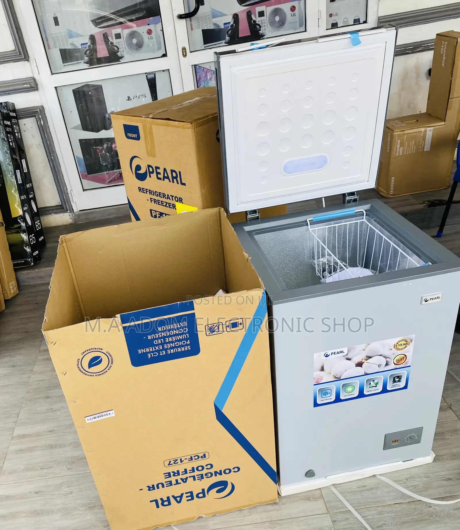 Shop Classic Pearl PCF-127 Electric Chest Freezer(100ltr) 