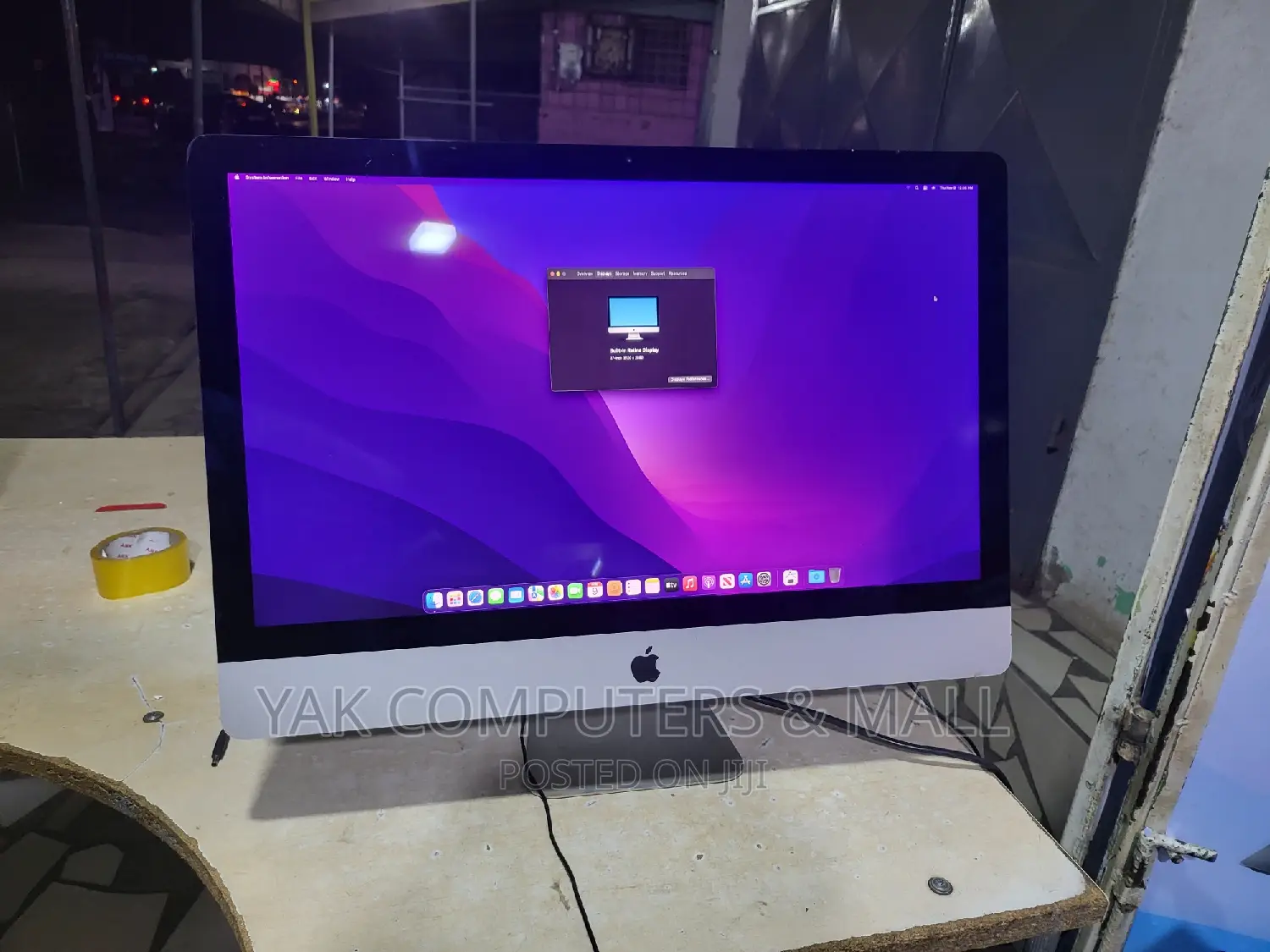 Desktop Computer Apple iMac 8GB Intel Core I5 HDD 1T