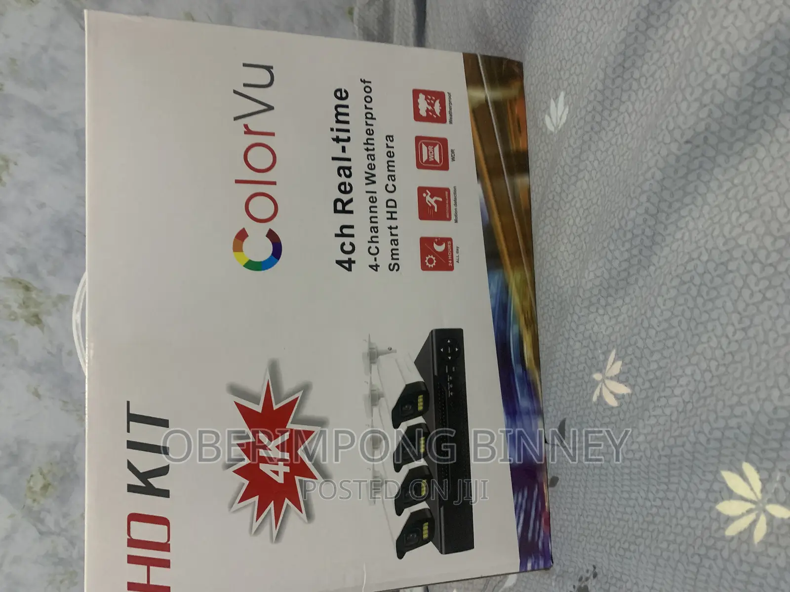 CCTV 5mp Full Colored Audio Analog 4 Channel KIT Camera