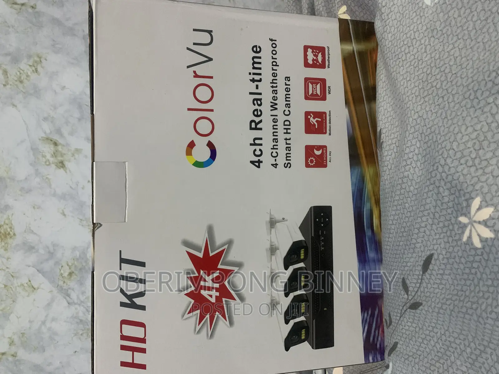 CCTV 5mp Full Colored Audio Analog 4 Channel KIT Camera