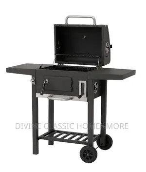Tepro Charcoal Bbq Grill With 2 Sided Shelves