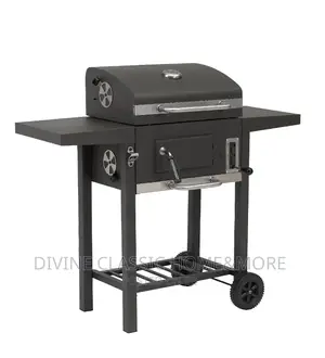 Tepro Charcoal Bbq Grill With 2 Sided Shelves
