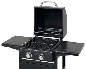 Tepro 2 Burner Gas BBQ Grill With Shelves Wheels