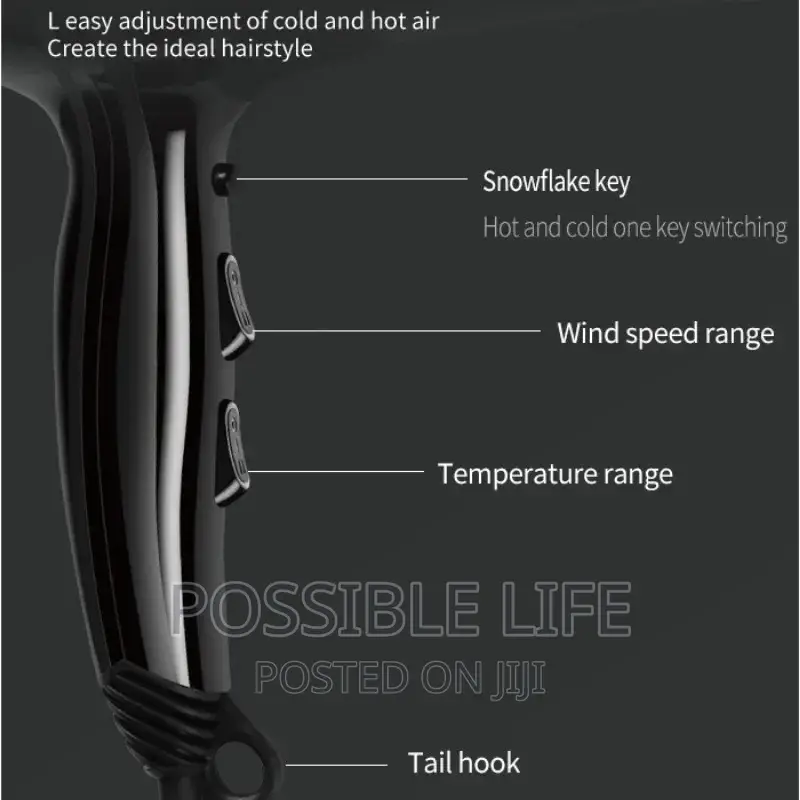 Hair Dryer KM Luxury Salon Professional 3500W High Power