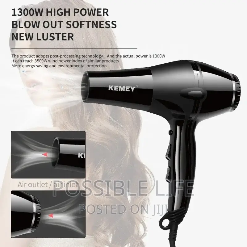 Hair Dryer KM Luxury Salon Professional 3500W High Power