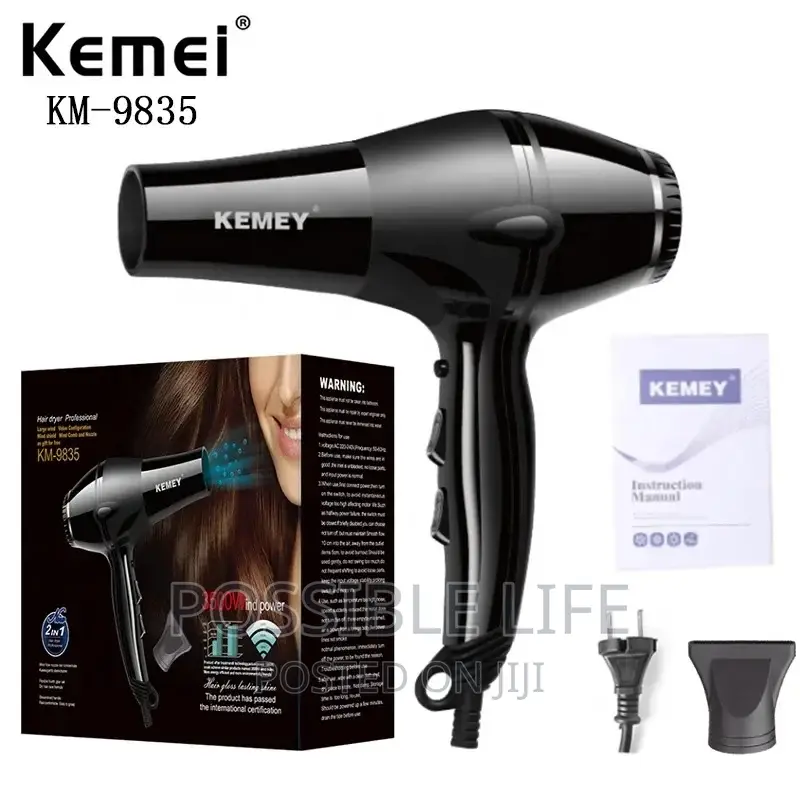 Hair Dryer KM Luxury Salon Professional 3500W High Power