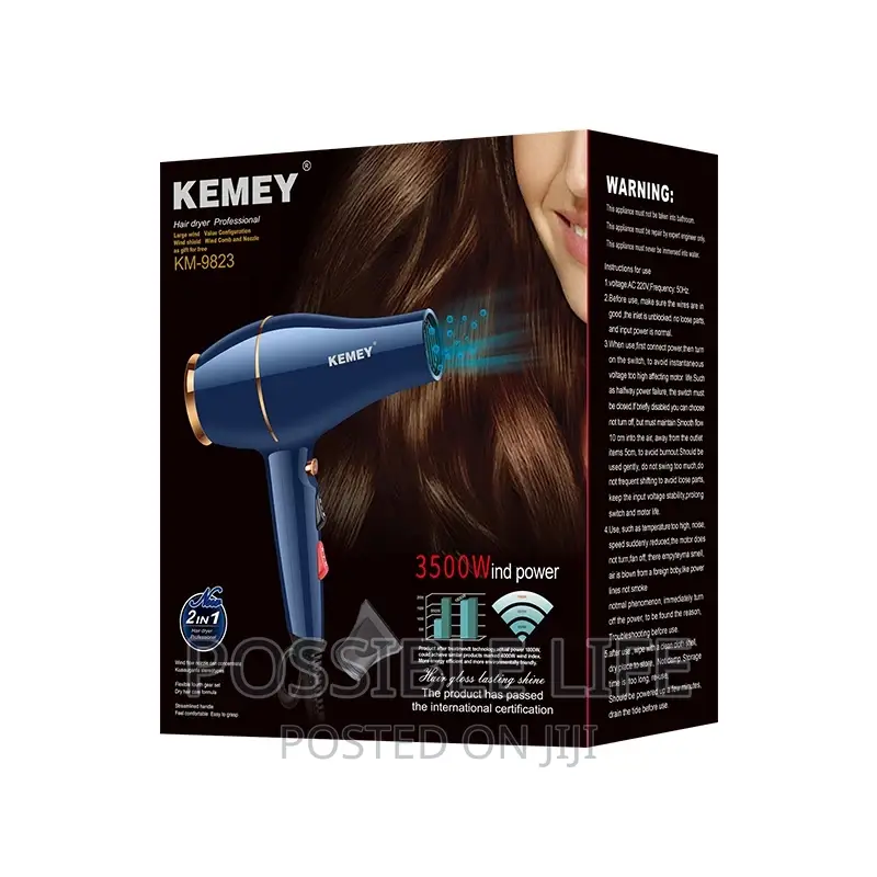 Hair Dryer KM Luxury Salon Professional 3500W High Power