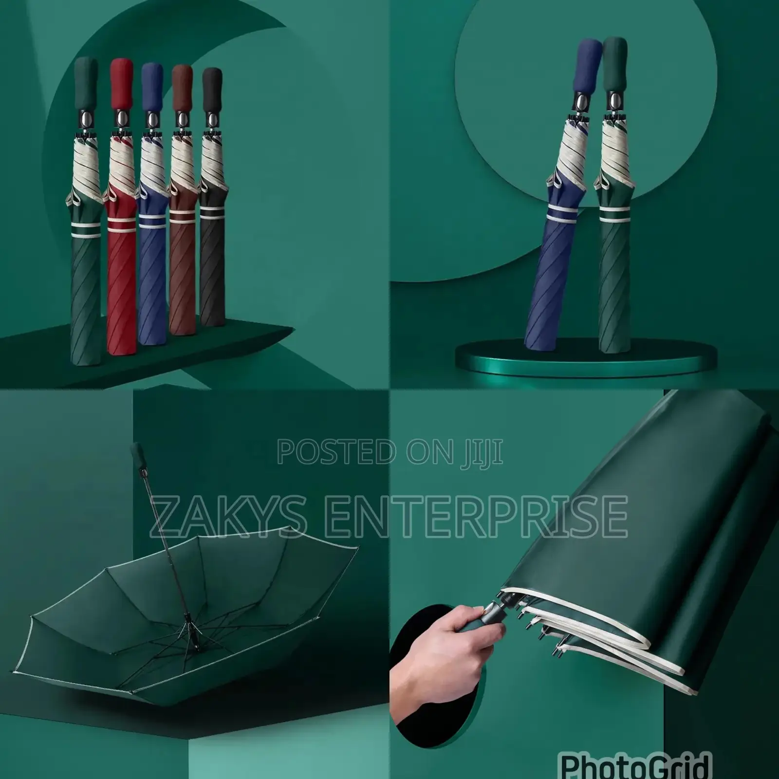 Plain Automatic Umbrellas
