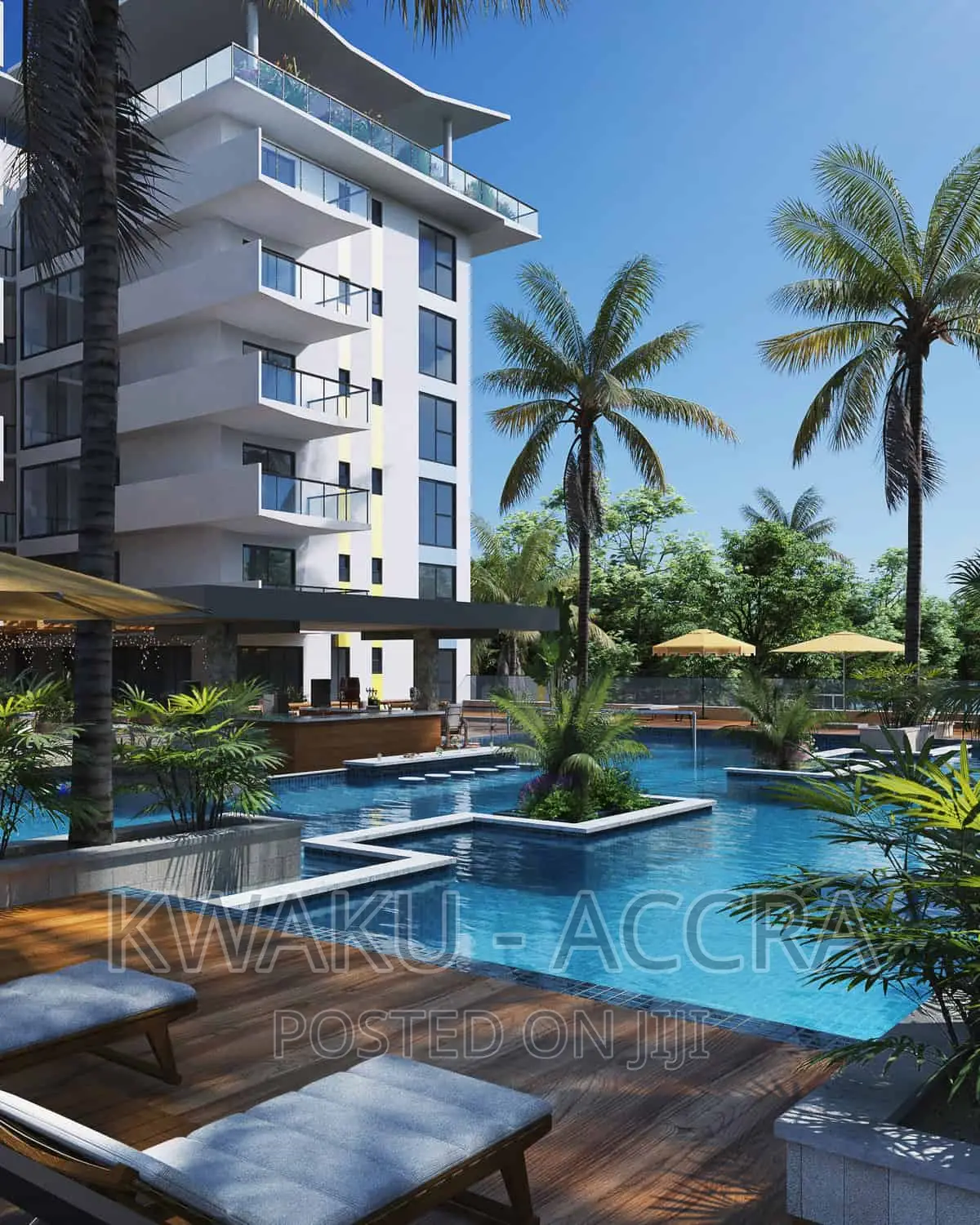 1bdrm Apartment in Denya Pavillion, US Embassy Area for rent