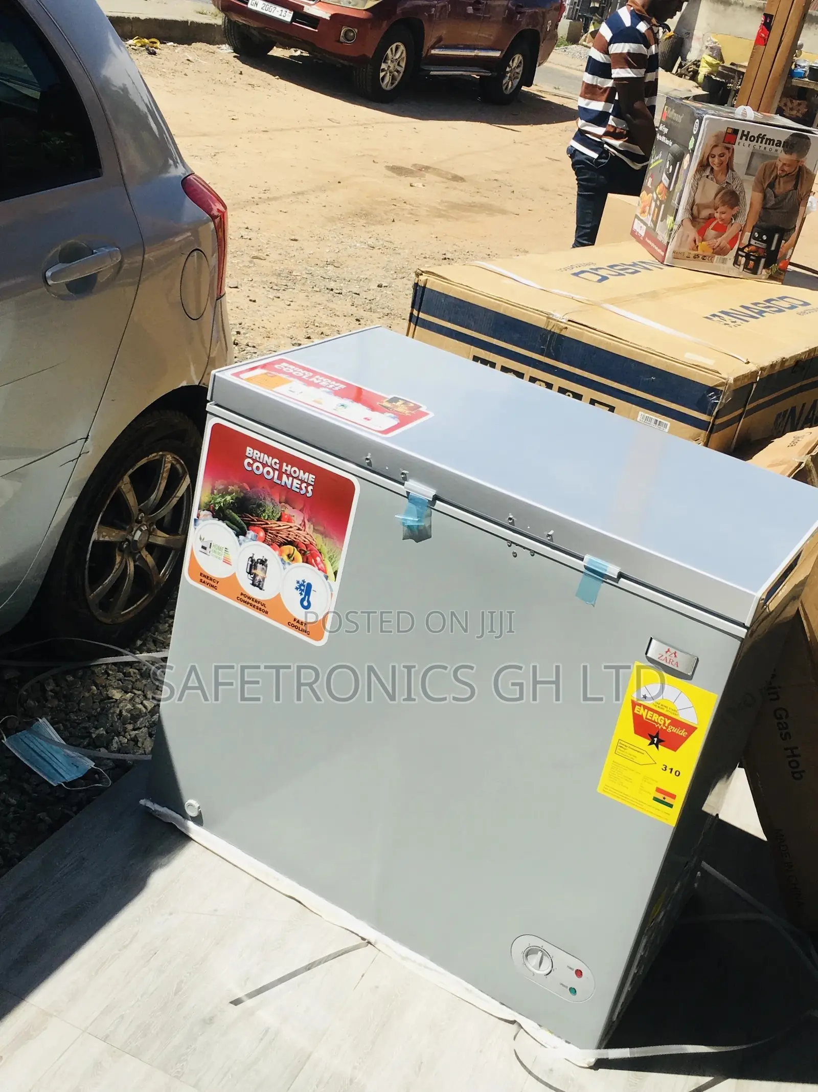 Chestfreezer Zara-260 Singledoor 200 Liter Electric Gray