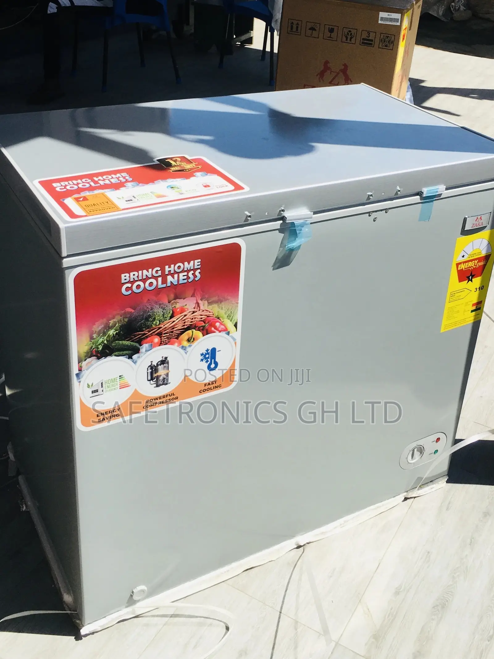 Purchase Chestfreezer Zara-260 Singledoor Gray 209 Liters