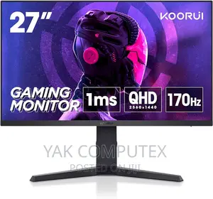 KOORUI 27 Inch Computer Monitor, QHD 170hz
