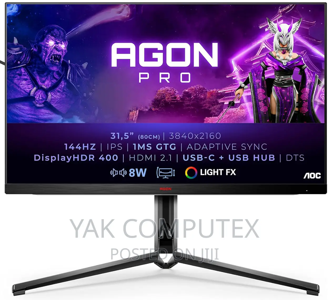 PRO Ag324ux 32'' Uhd Resolution, 144hz 1ms, Usb-C