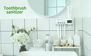 UV Sterilizer Toothbrush Holder and Toothpaste Dispensers