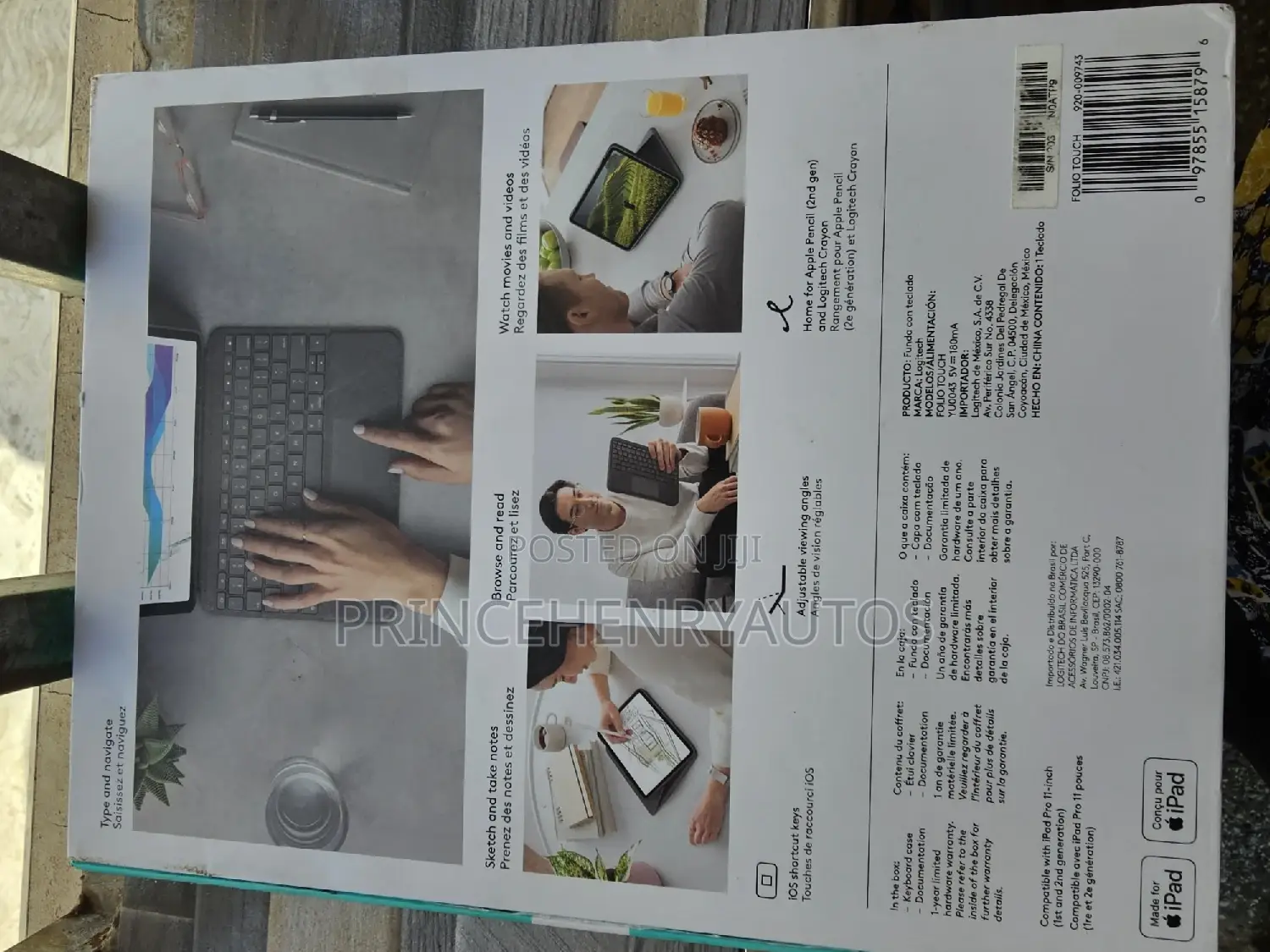 Logitech Folio Touch Keyboard +Trackpad for iPad 10.9/Pro 11