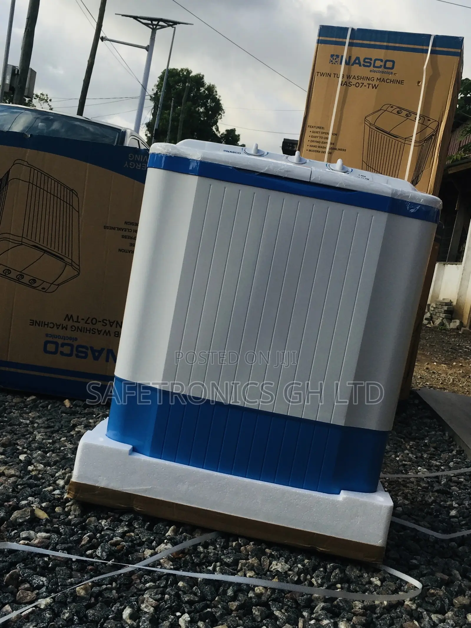 Lastest Topload 7kg Washingmachine Semiautomatic Nasco White