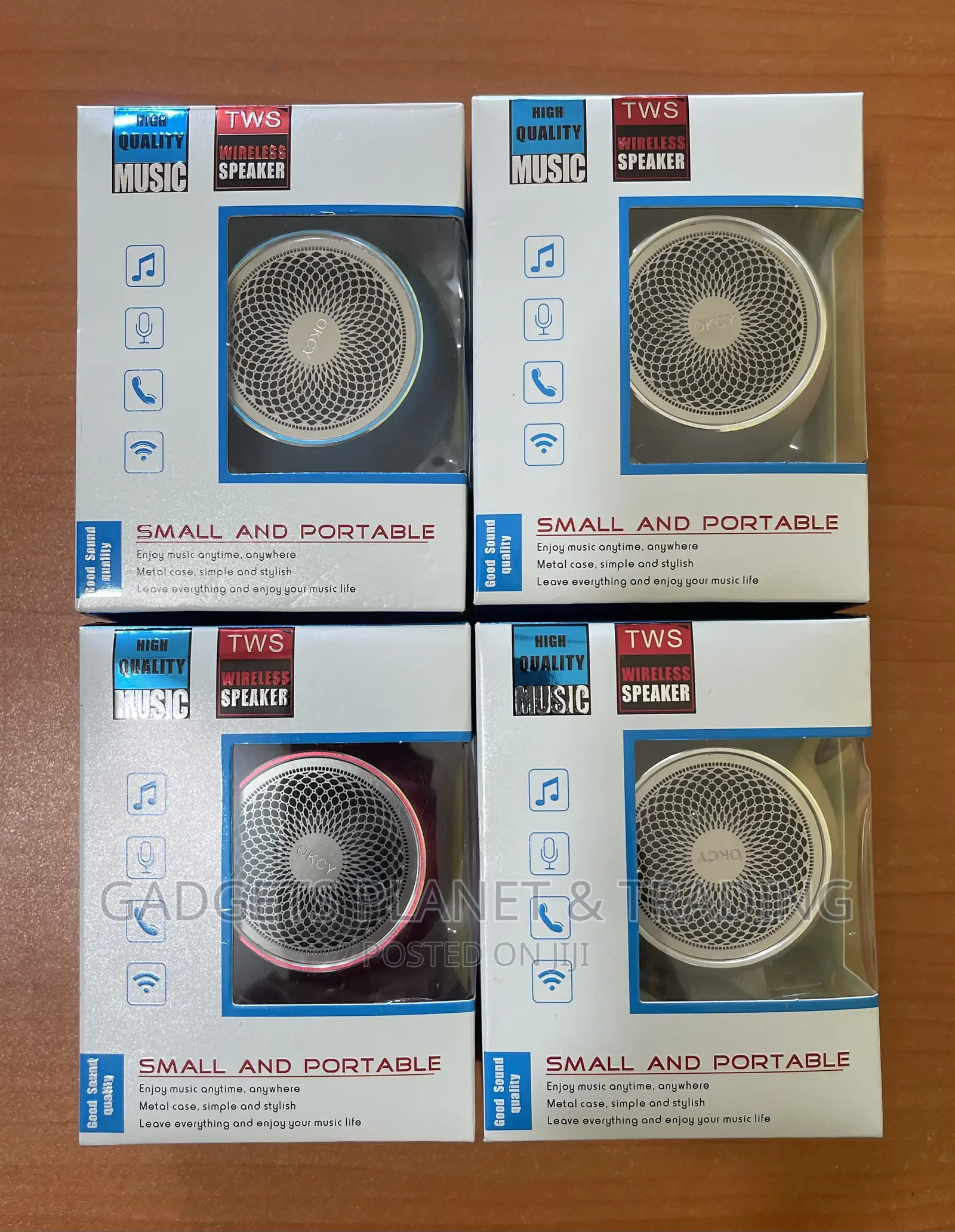 Portable Mini Super Base Bluetooth TWS Speaker - OKCY