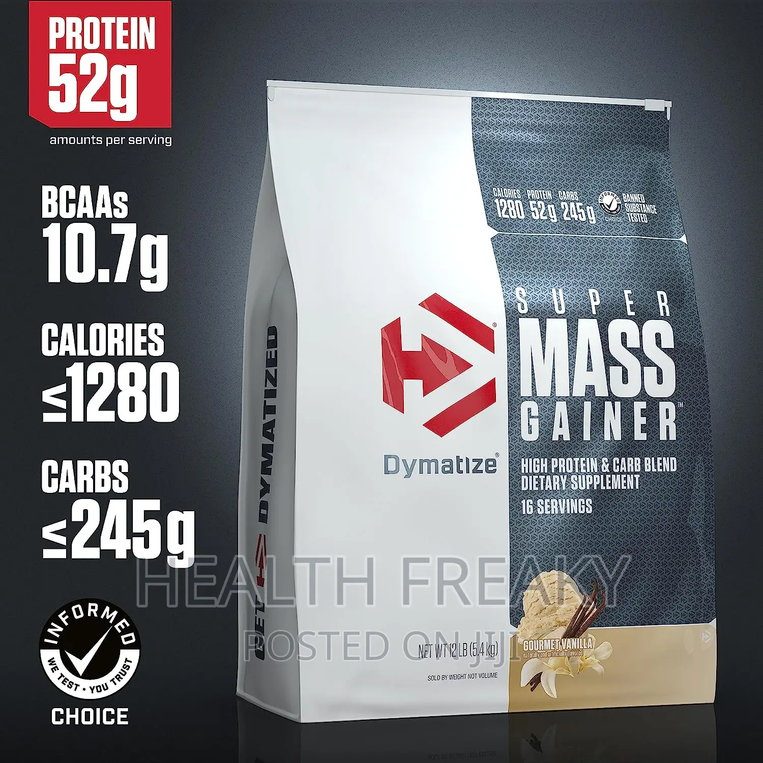 Super Mass Gainer Dymatize Muscle Builder Weight Gain