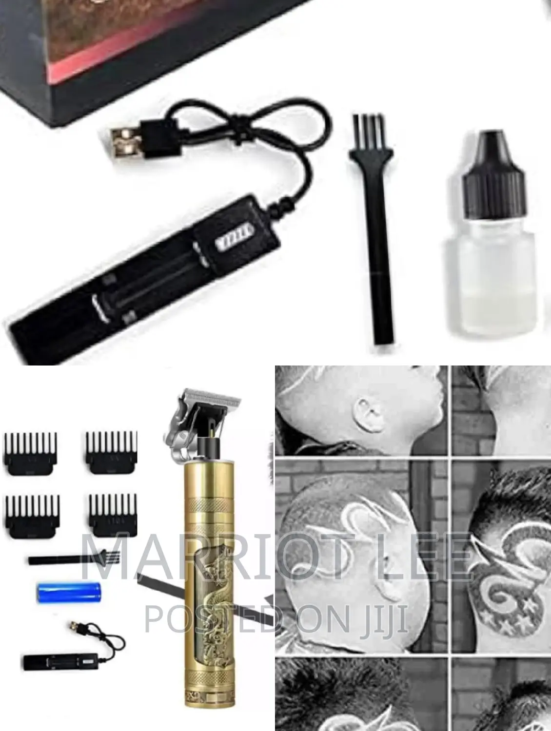 Pro Hair Clipper_ T-Blade Rechargeable Cordless Trimmers